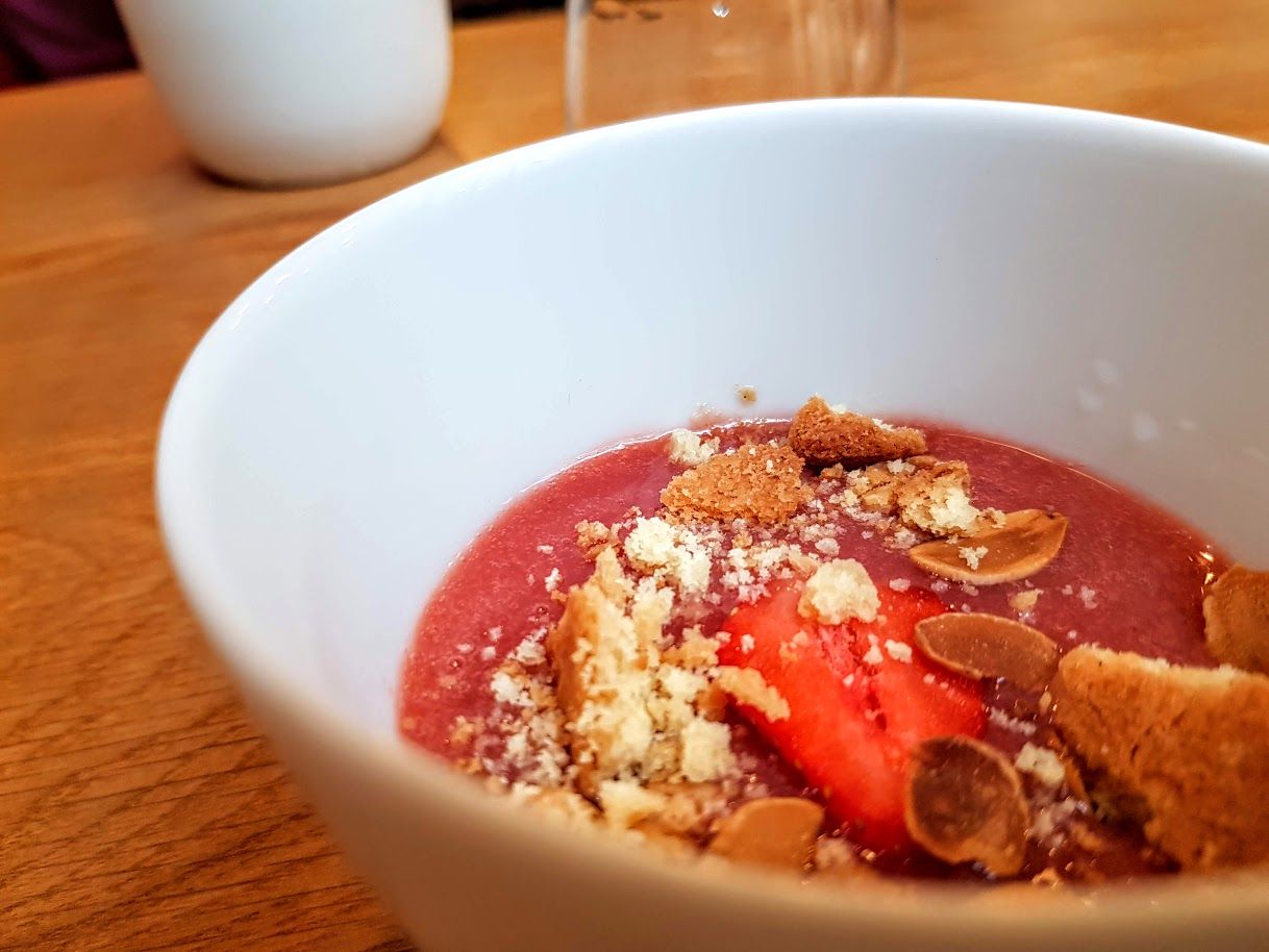 Soupe de Fraise Le Beaucé restaurant Paris 9