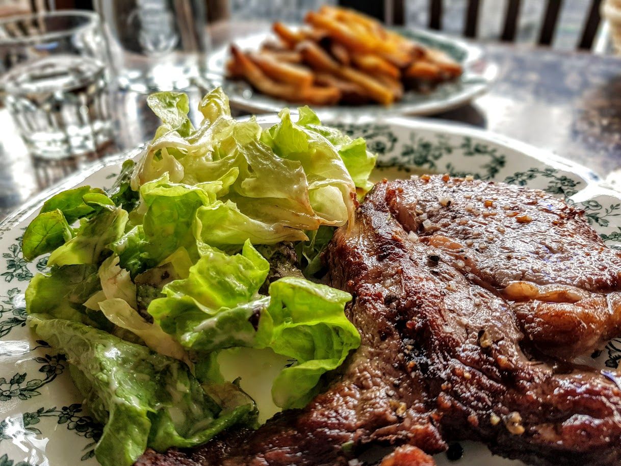 Entrecôte argentine frites La Sifflotte restaurant Paris 10