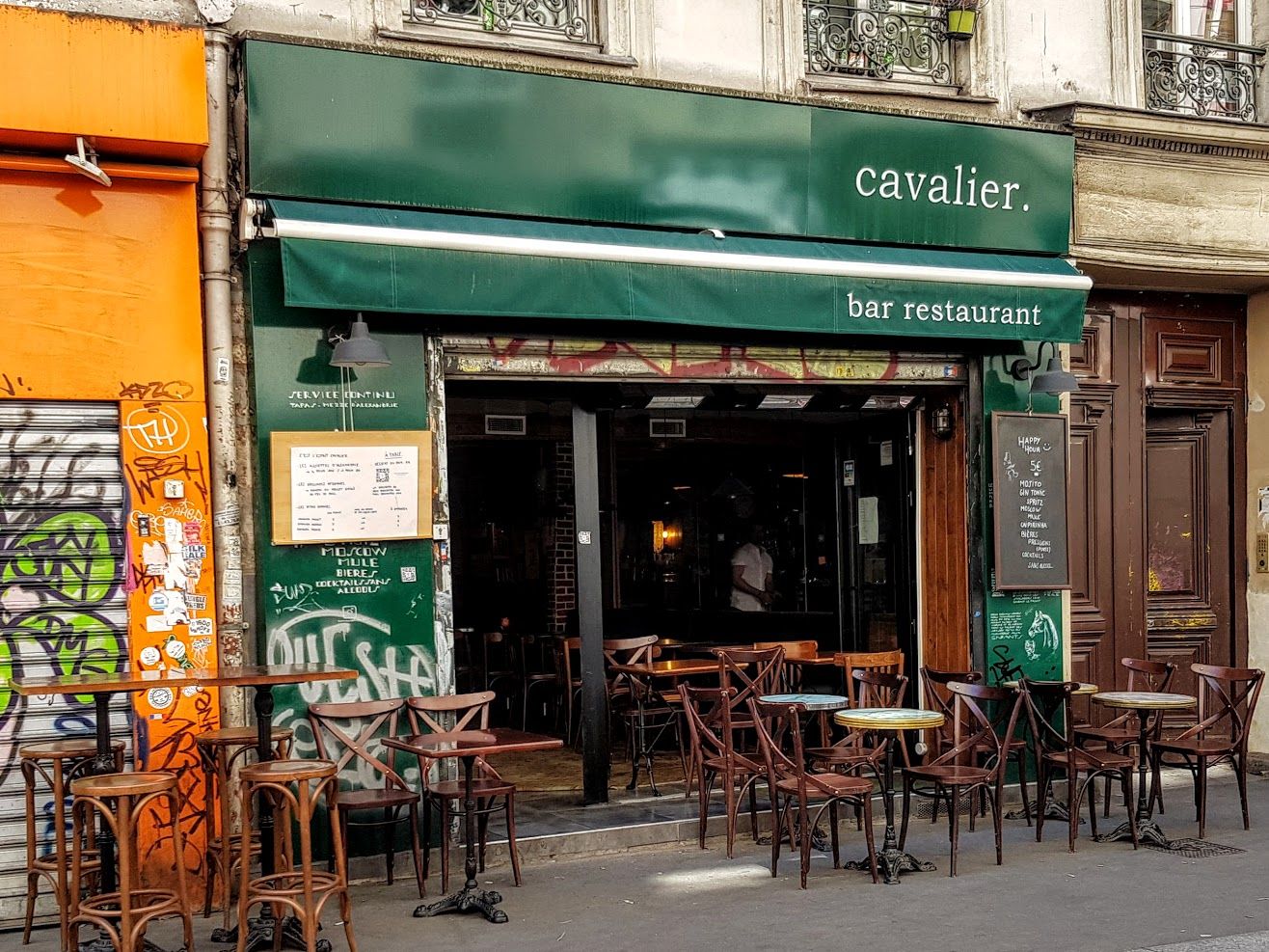 Cavalier. restaurant Paris 11 rue du faubourg du Temple