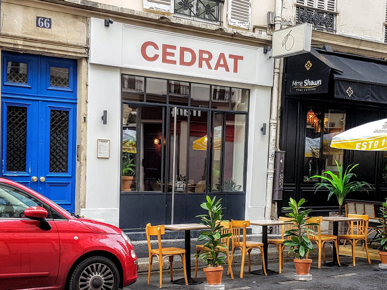 Cédrat restaurant Paris 17 rue des Dames