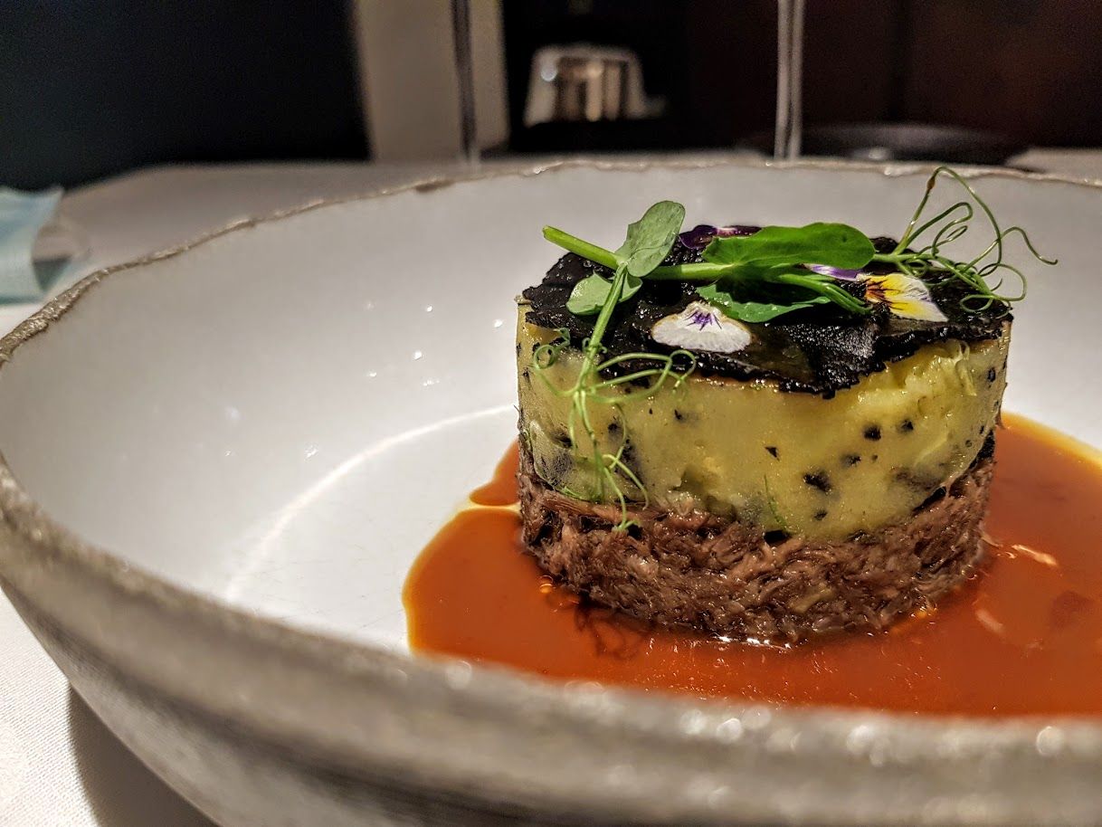 Parmentier de queue de boeuf et truffe La Truffière restaurant Paris 5