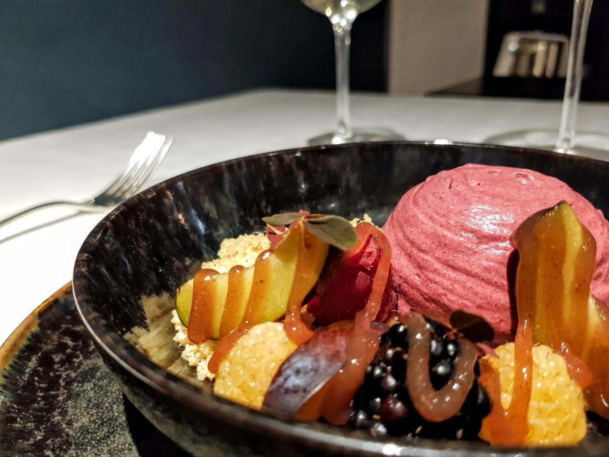 Les fruits de saison d'Aurélien Braguier La Truffière restaurant Paris 5
