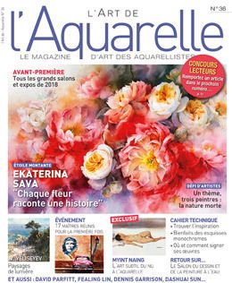 Artistes exposants au festival landes aquarelle du 5 au 13 mai 2018 ayant fait l'objet d'un article dans pratique des arts ou l'art de l'aquarelle