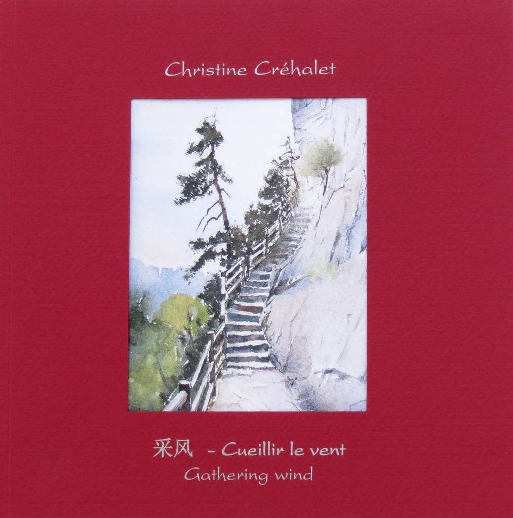 livre aquarelle Christine Créhalet en vente à la boutique du festival Landes aquarelle
