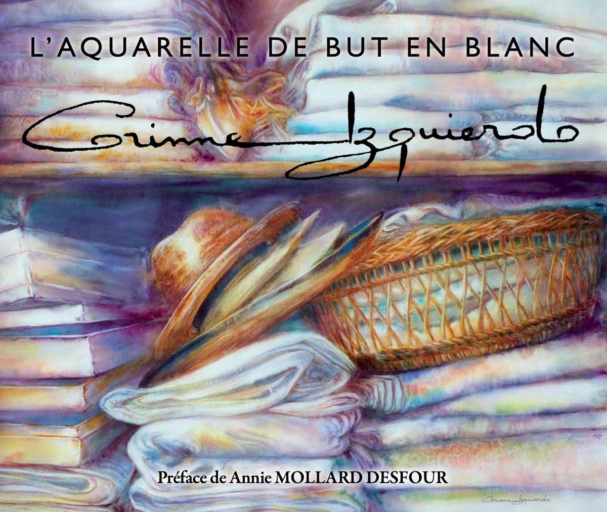 en vente à la boutique éphémère du festival Landes aquarelle livre aquarelle Corinne Izquierdo à Morcenx