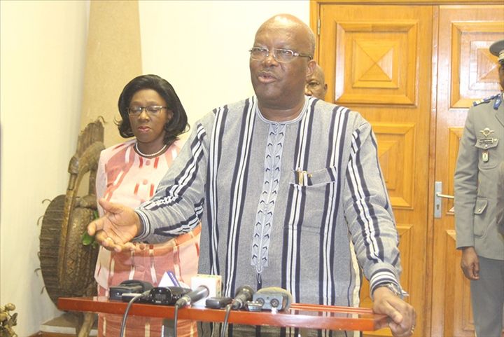 Le Président du Faso Roch Kaboré