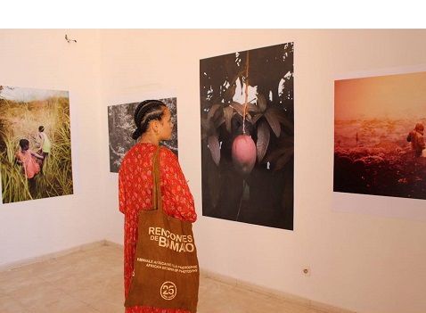 Les photos exposées ont retenu l'attention d'un public divers. © Cathy Crussy du Plessis