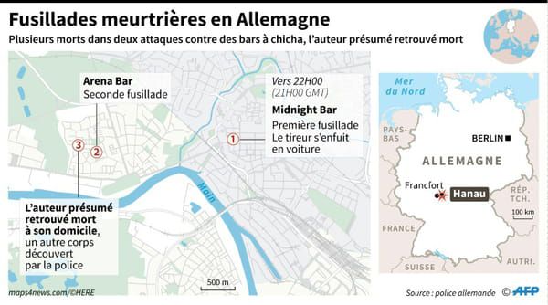 AFP Allemagne : double fusillade © AFP - Alain BOMMENEL