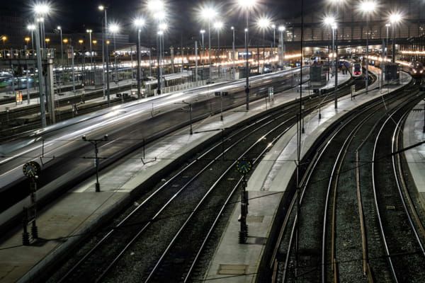 AFP La Gare du nord à Paris, le 16 mars 2020 © AFP - JOEL SAGET
