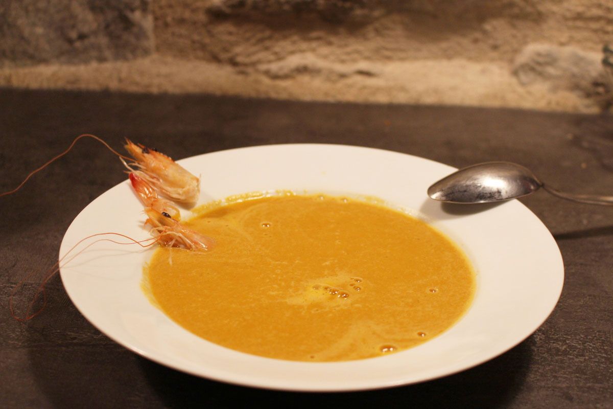 Bisque de crevette Vitammix
