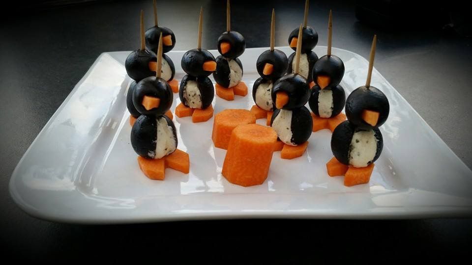 Pingouins au fromage à la crème