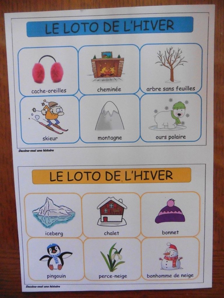 loto des feuilles d'automne apprentissage des couleurs