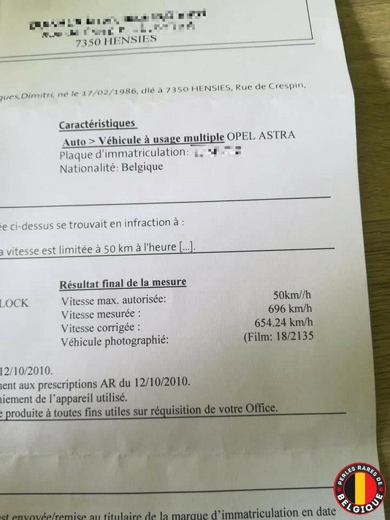 Au volant de son Opel Corsa, il est flashé à... 696 km/h