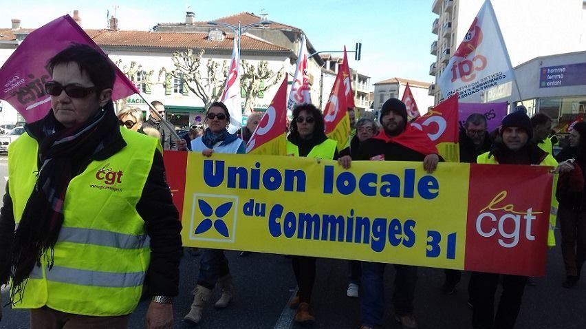 Fonction publique : manifestation à Saint-Gaudens et Toulouse