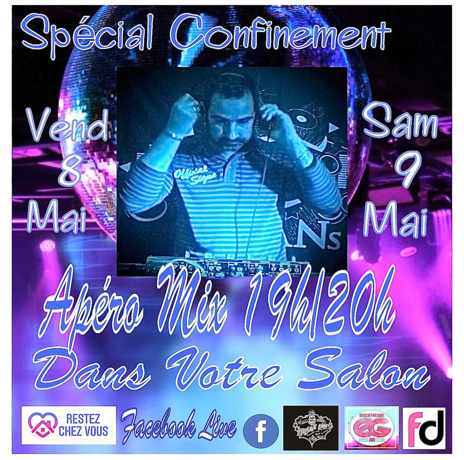 David nous invite à son dernier apéro "Facebook Live" avant déconfinement