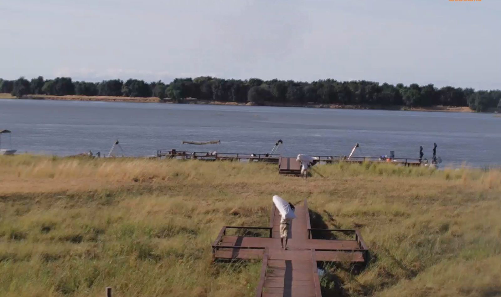 Près du fleuve Zambèze, en Zambie, ce dimanche 10 mai, dans mon fauteuil de confiné