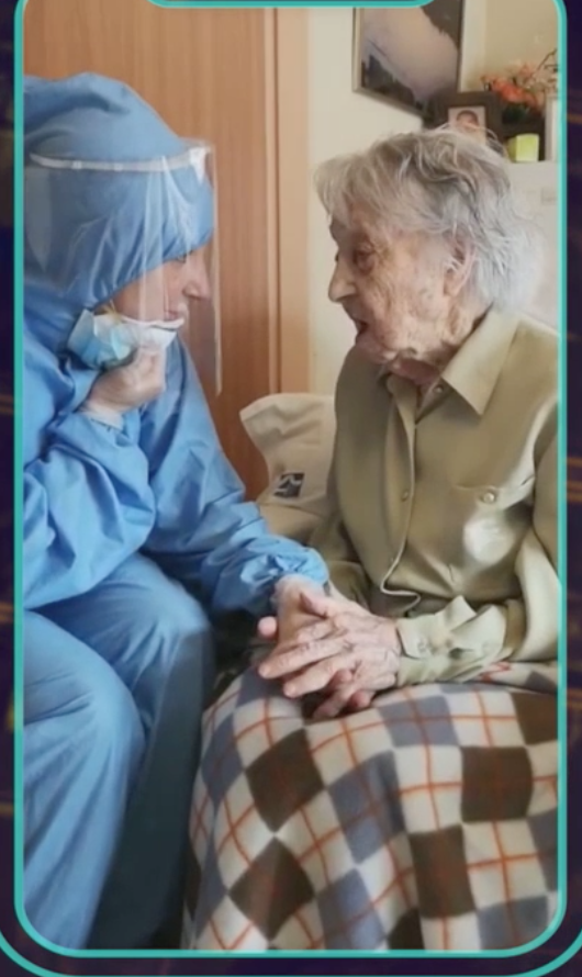 A 113 ans, la doyenne d'Espagne survit au Covid-19