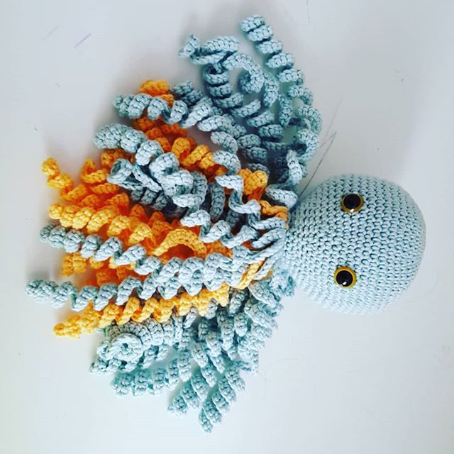 Pieuvre au crochet, Peluche de nos bébés - Matiana Crochet