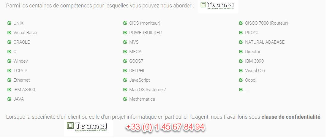 Team2i permet aussi aux freelances cherchant une mission d’en trouver une : pour cela, nous diffusons votre CV aux 12000 SSII - ESN (entreprises de service du numérique) que nous connaissons et qui acceptent de recevoir nos offres pour certaines depuis 1998.
