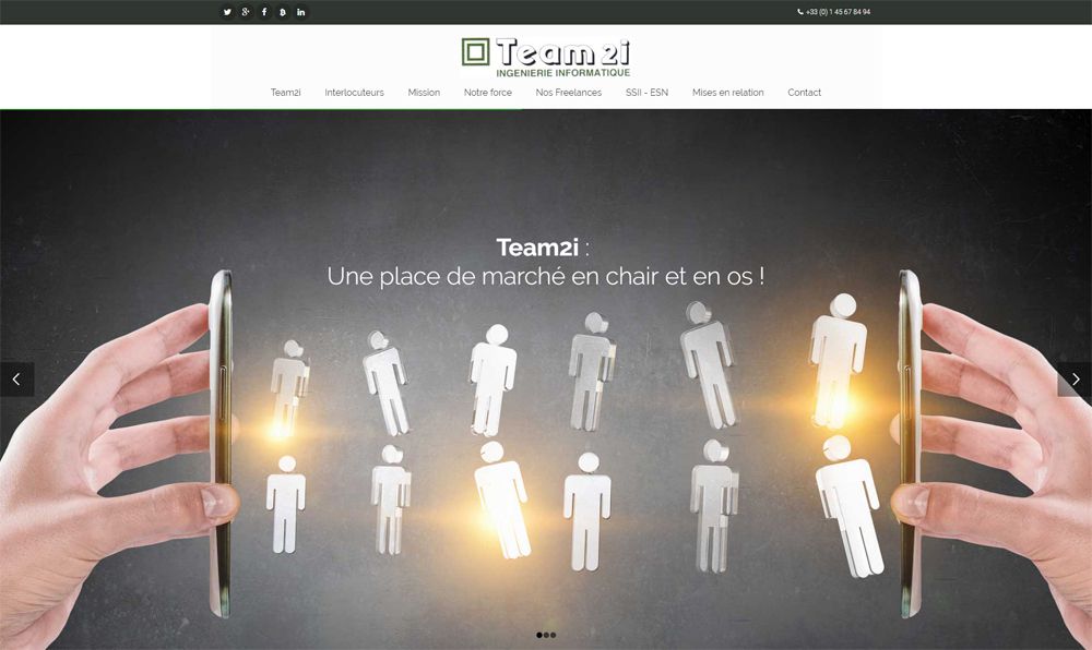 Team2i permet aussi aux freelances cherchant une mission d’en trouver une : pour cela, nous diffusons votre CV aux 12000 SSII - ESN (entreprises de service du numérique) que nous connaissons et qui acceptent de recevoir nos offres pour certaines depuis 1998.