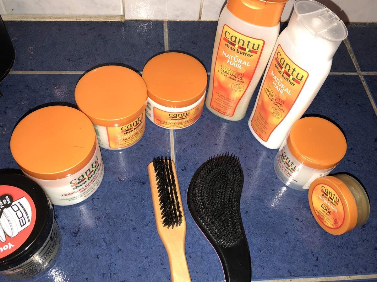 ROUTINE CHEVEUX PRODUITS CANTU & GEL ECO STYLER 😊 VallnBeauty