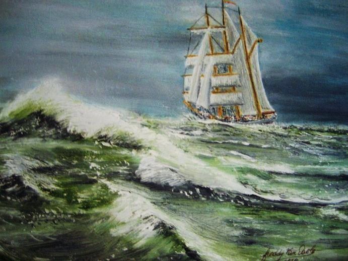 My marine oil paintings