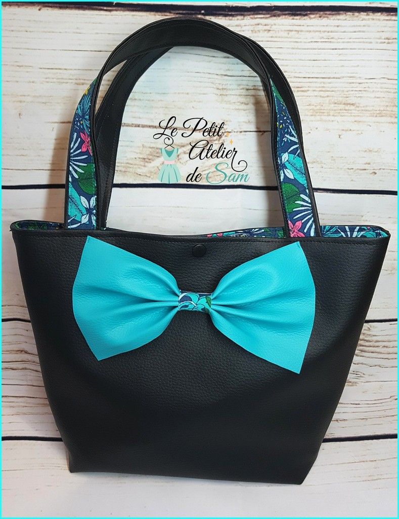 sac simili cuir fait main