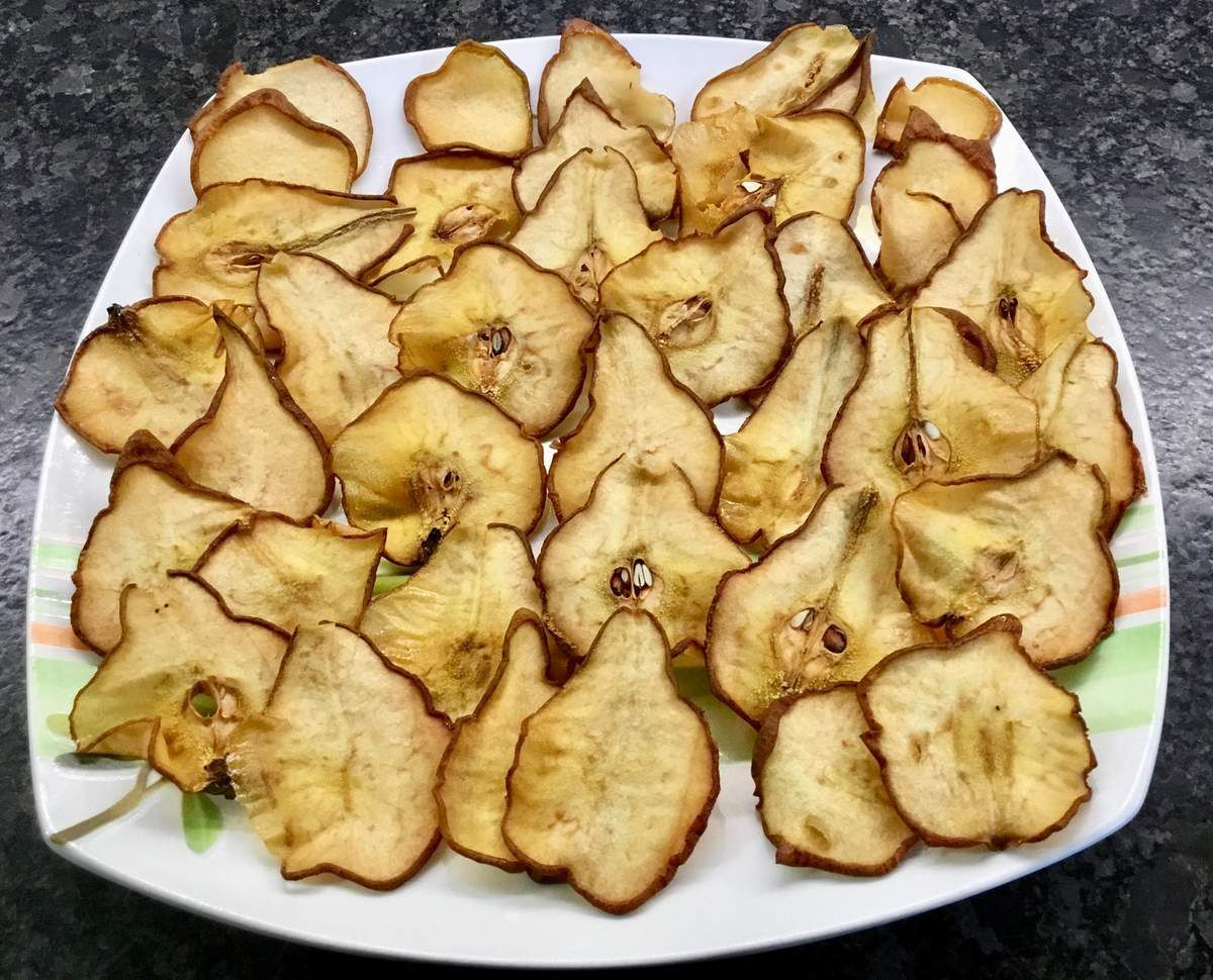 Chips de poire au roquefort - Cuisiner à ma façon