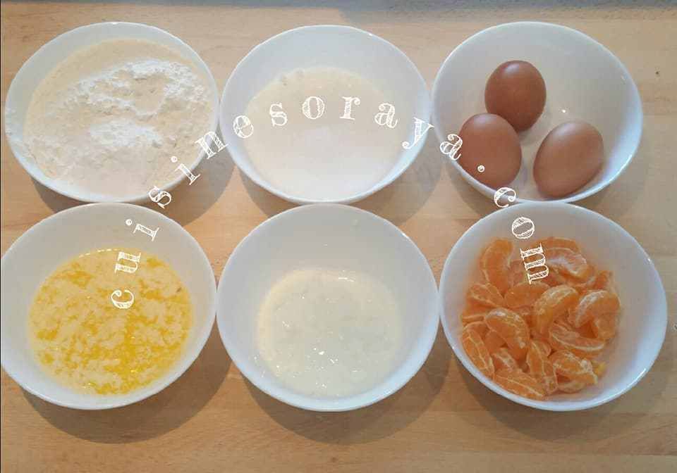 Gâteau yaourt aux clémentines