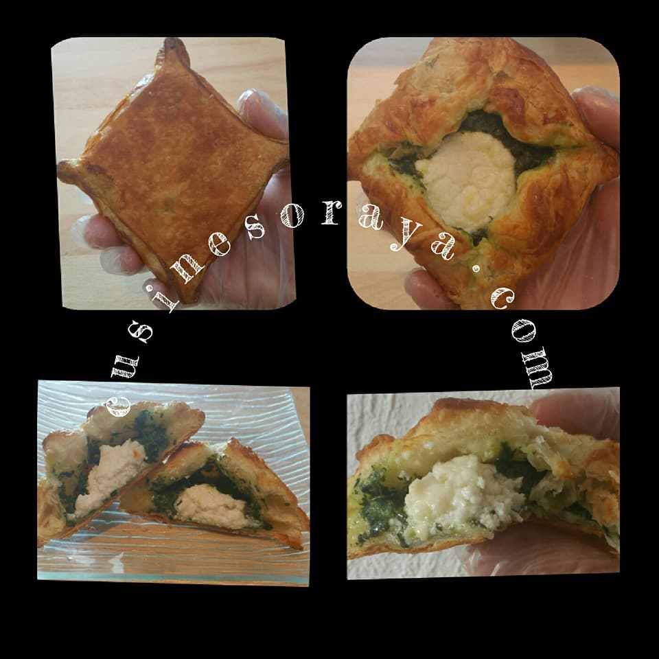 Feuilletés épinards et chèvre