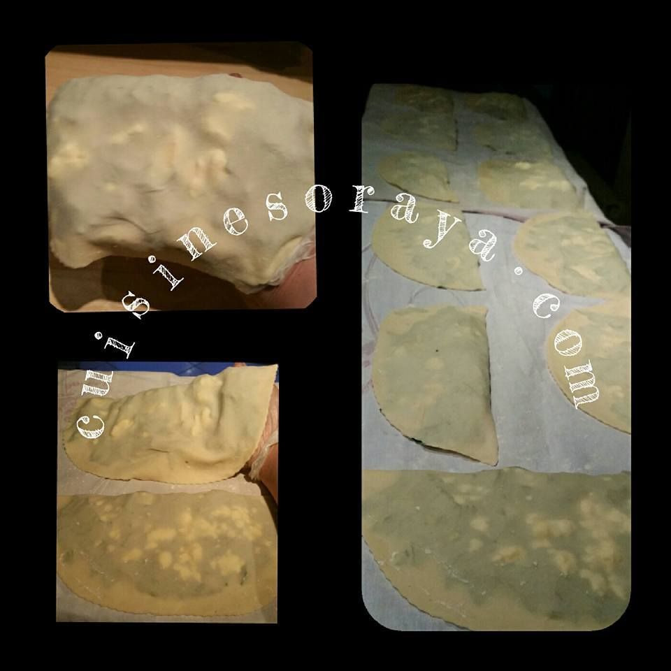 Gözleme aux épinards et fromage.