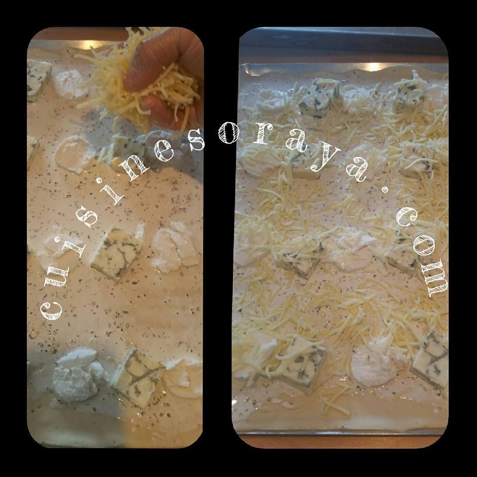 Pizza maison 3 fromages et pizza thon, poivrons