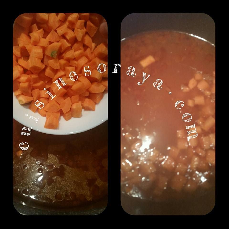 Mini kofta en sauce et aux légumes.