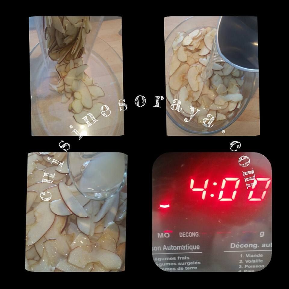 Roses feuilletées aux pommes