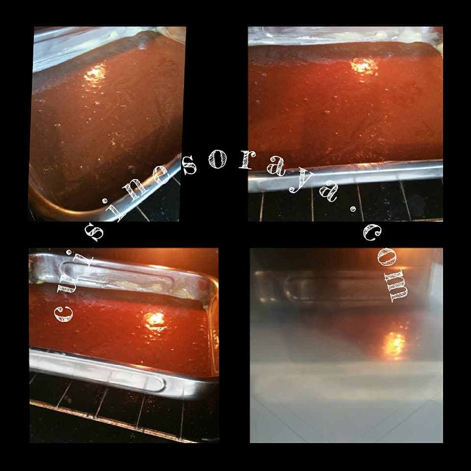 Gâteau choco, crème de lait et noix de coco