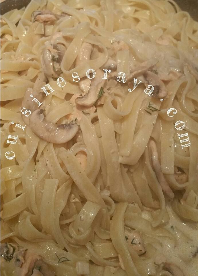 Tagliatelles au saumon frais