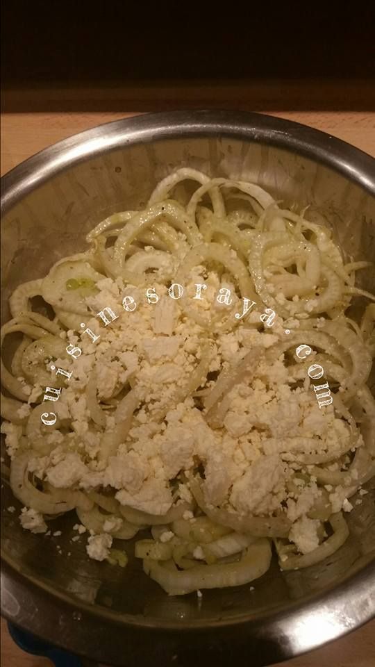 Salade de fenouil au fromage