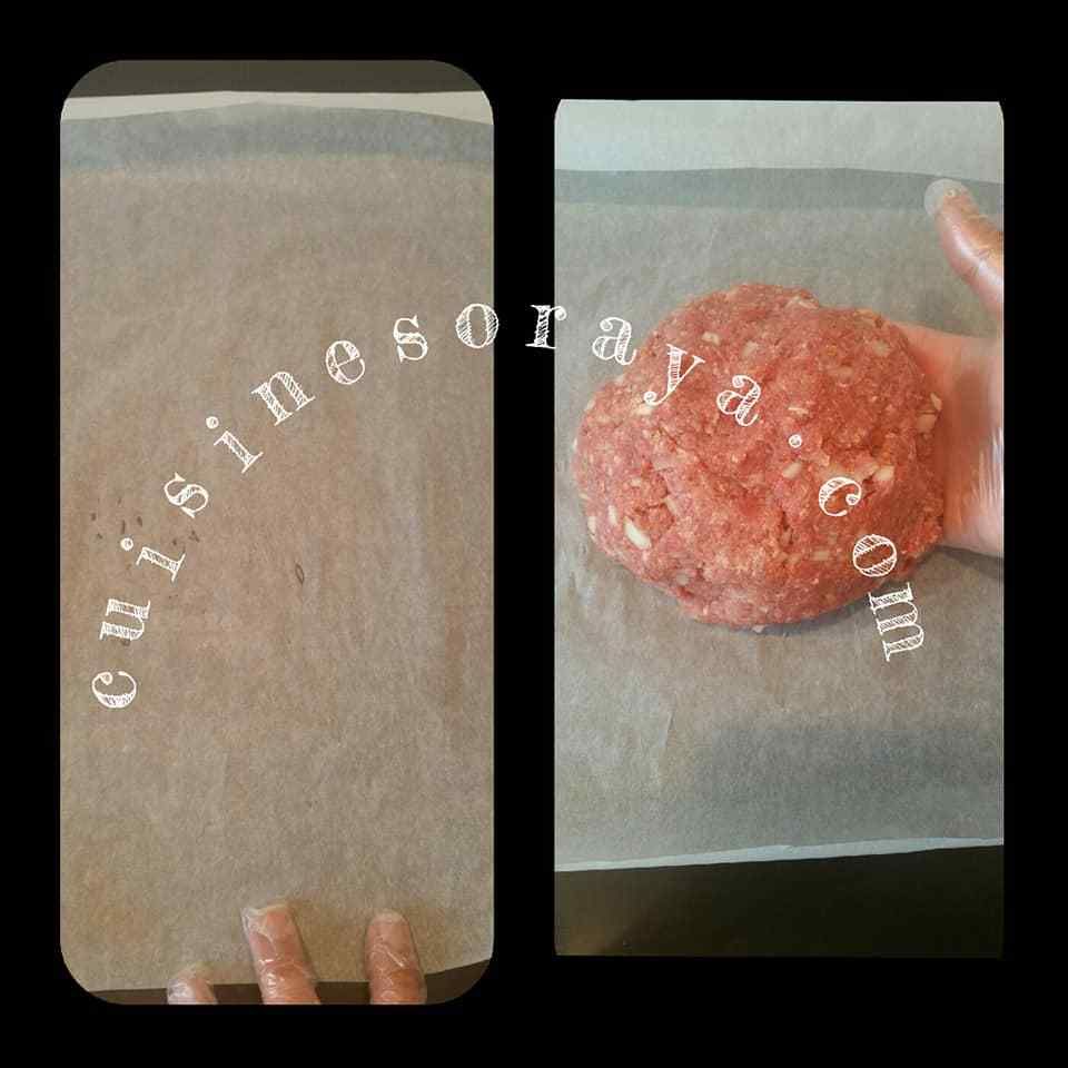 Roulé kefta aux macédoine et fromage