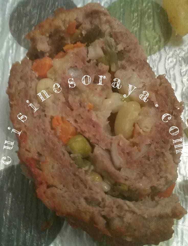 Roulé kefta aux macédoine et fromage