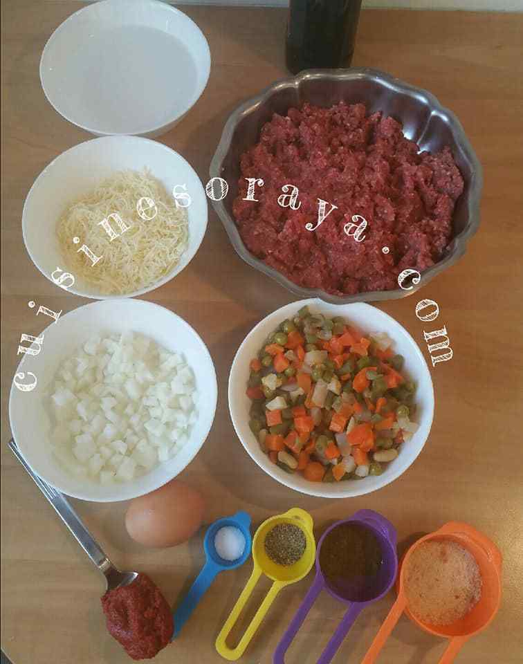 Roulé kefta aux macédoine et fromage