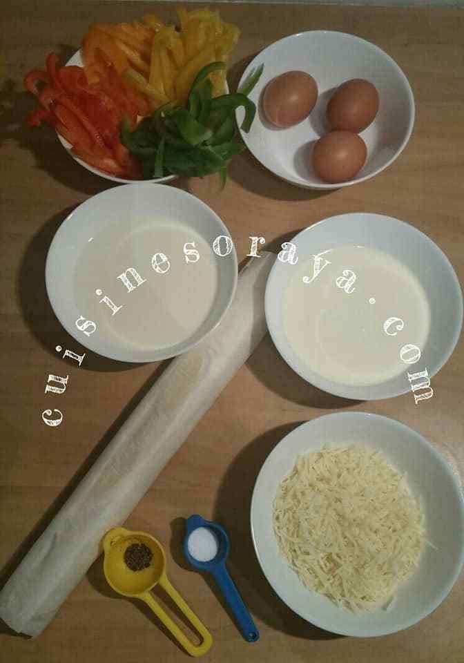 Tarte aux 3 poivrons