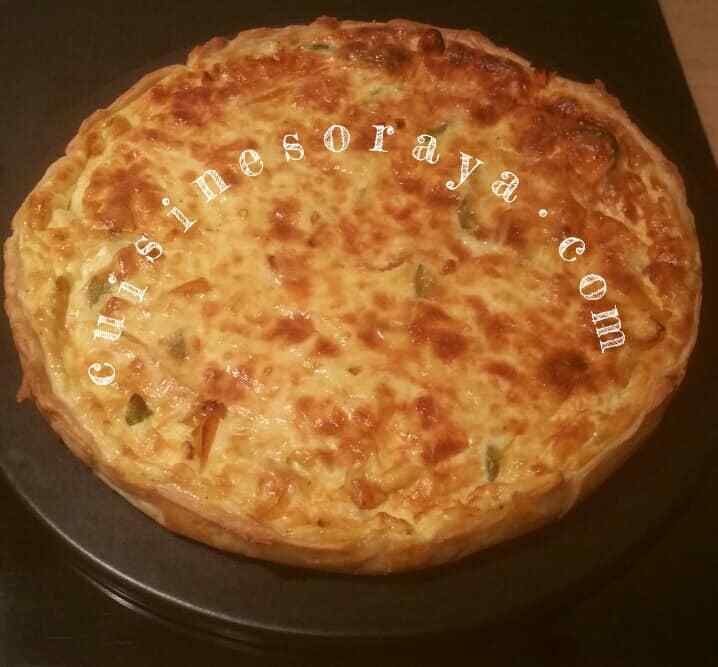 Tarte aux 3 poivrons