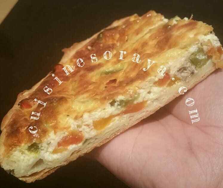 Tarte aux 3 poivrons