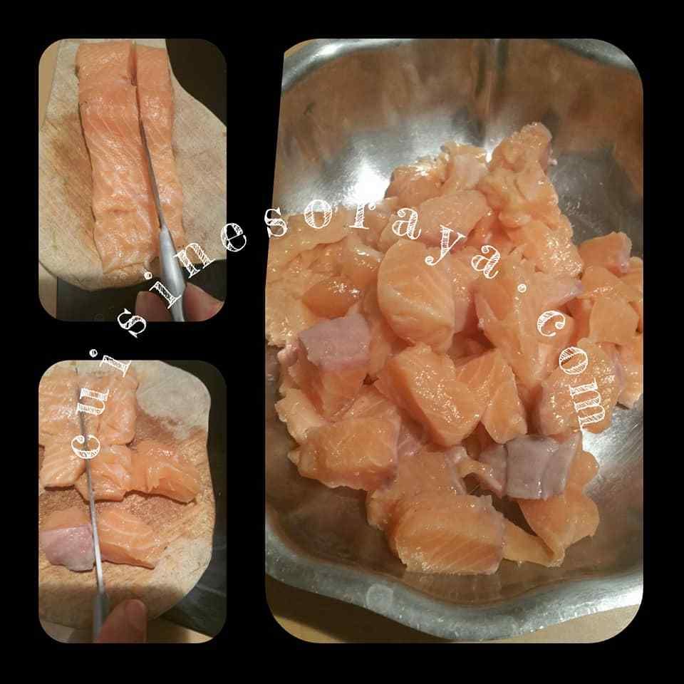 Hachis Parmentier saumon et épinards