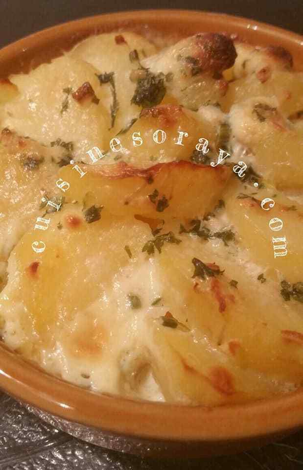 Gratin de pommes de terre au boursin