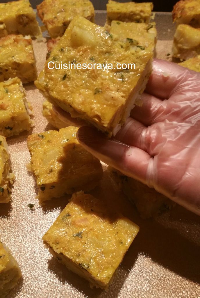 Quiche sans pâte aux poulet / Tajine Tunisien aux poulet