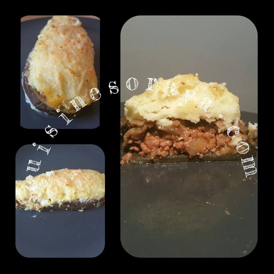 Hachis Parmentier d'aubergine