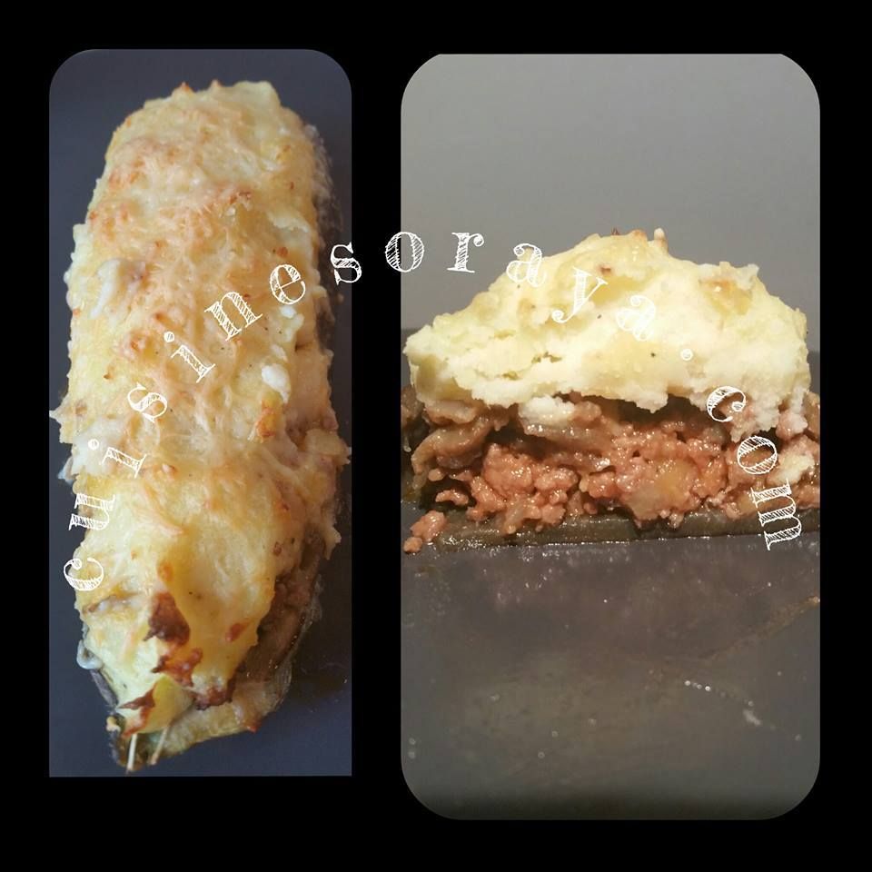 Hachis Parmentier d'aubergine