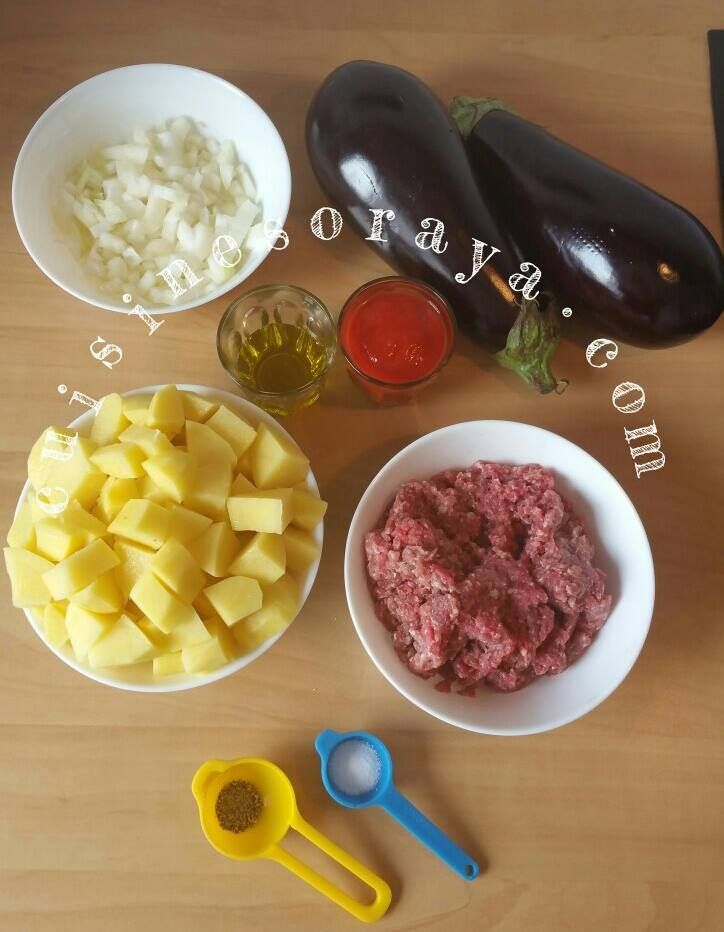 Hachis Parmentier d'aubergine