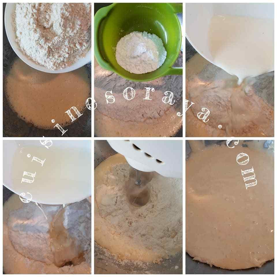 Cake marbré à la poêle